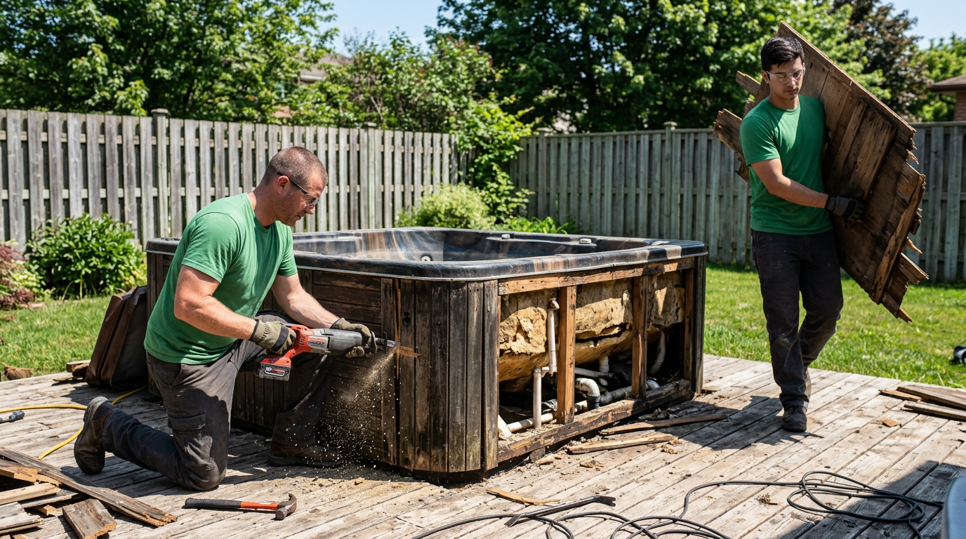 Hot Tub Removal
